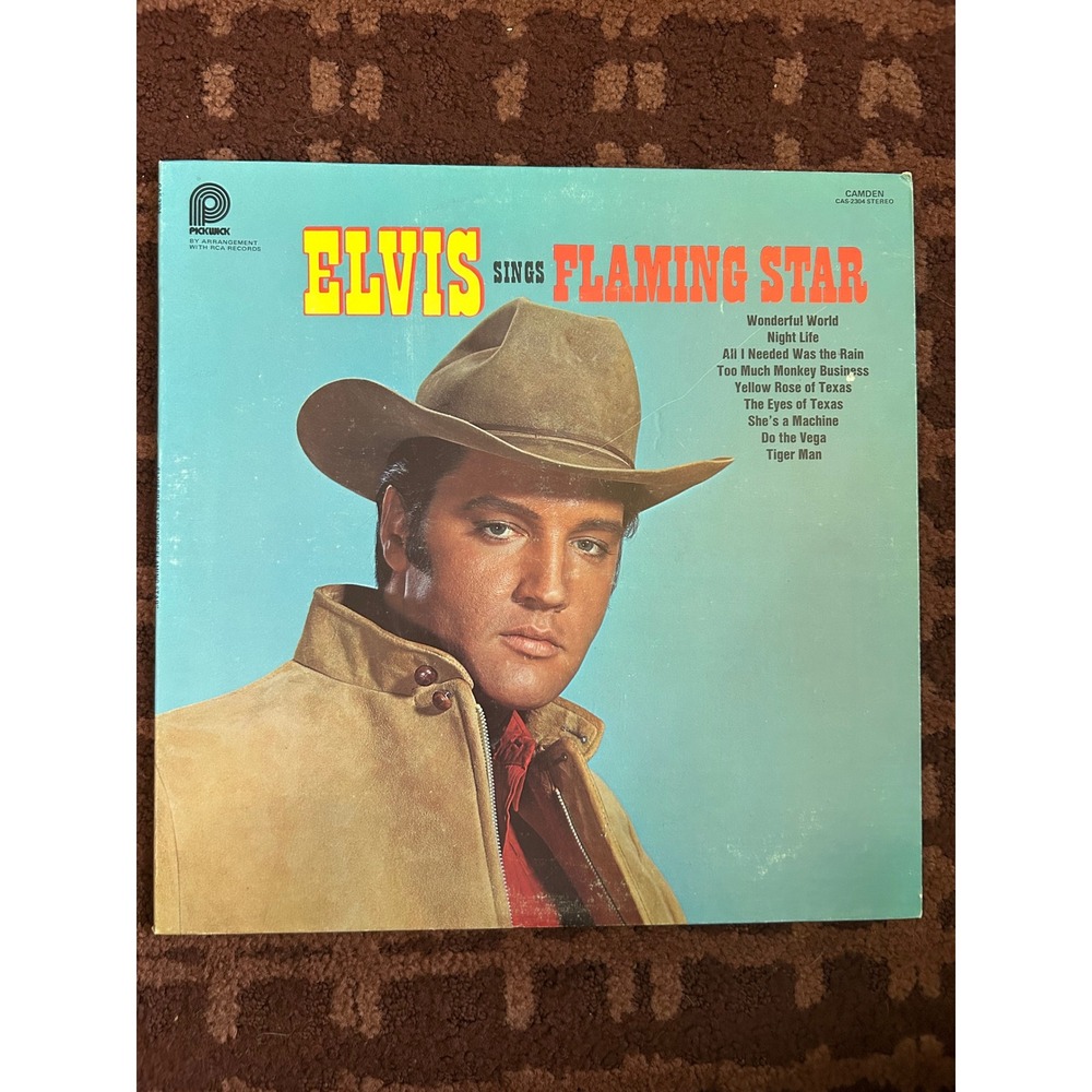 Elvis Presley Elvis‎ Sings Flaming Star Vinyl LP Pickwick RCA Camden CAS-2304